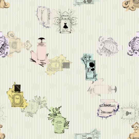 时尚水彩印花华亿平台图片