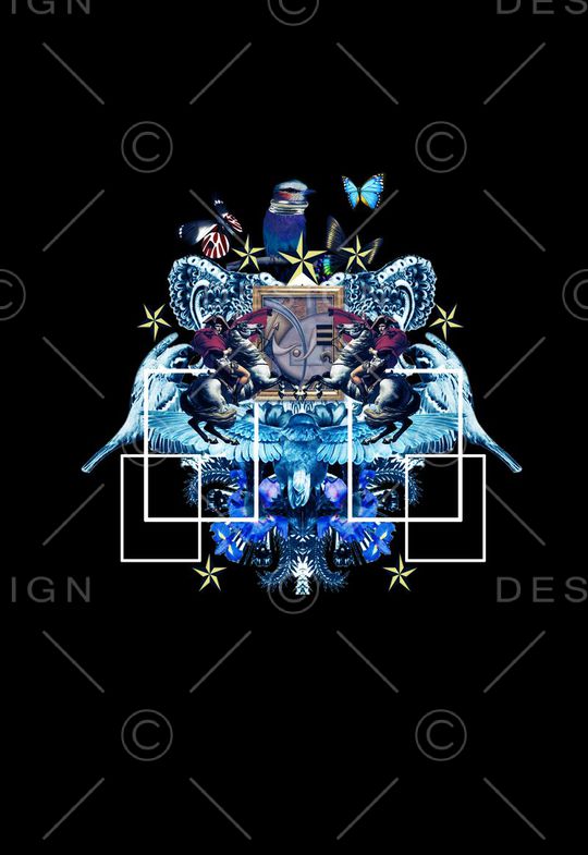 手绘印花华亿平台图片