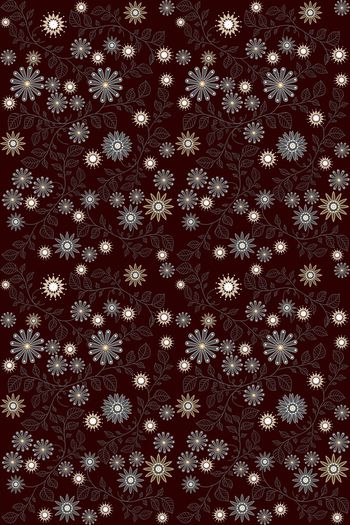 519474-cp原创红底黑金 花卉