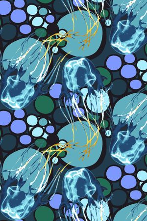 几何印花华亿平台图片