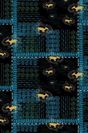 几何印花华亿平台图片