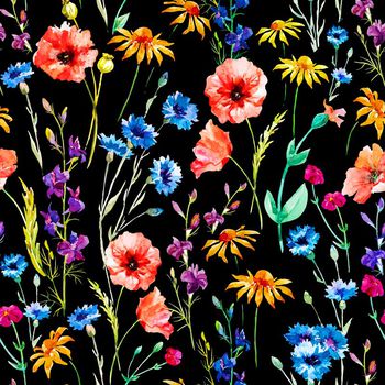 矢量小花卉印花华亿平台图片