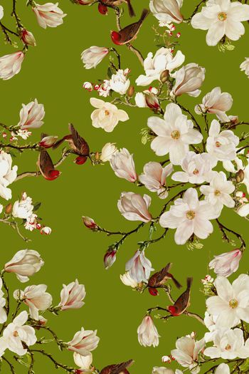 519681-中国风玉兰花青花瓷