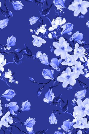 青花瓷印花华亿平台图片