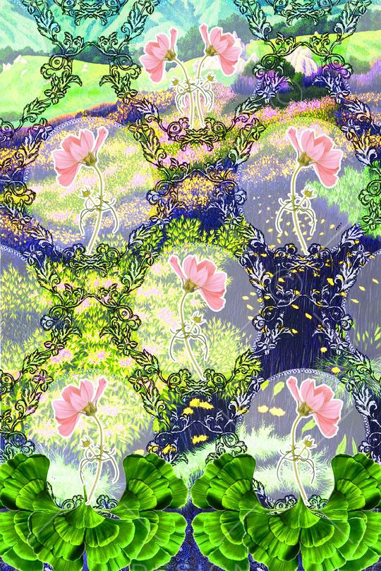 MAX-定位欧美民族风印花华亿平台图片