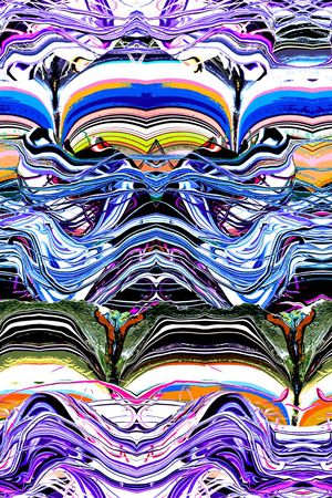 抽象印花华亿平台图片