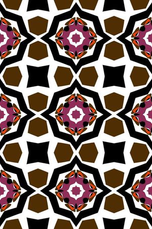 复古印花华亿平台图片