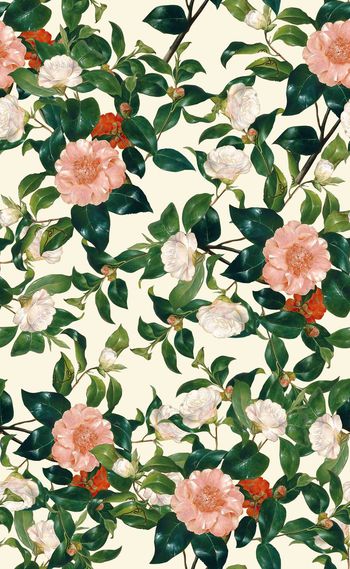 519782-欧美流行时尚油画小花卉系列-01 