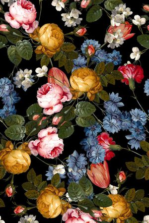 欧美油画印花华亿平台图片