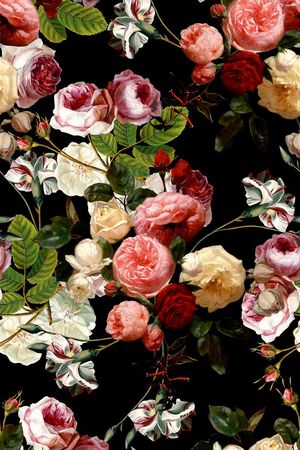 复古潮流欧式印花华亿平台图片