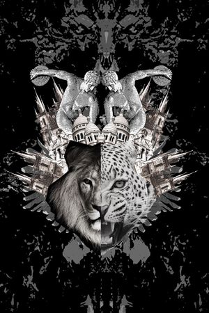 潮流时尚印花华亿平台图片