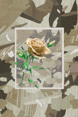 抽象印花华亿平台图片