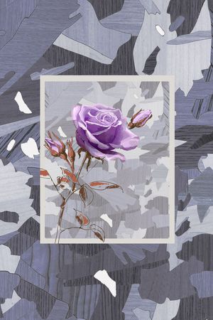 抽象印花华亿平台图片