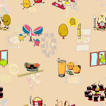 519919-趣味美食西瓜寿司清新华亿平台