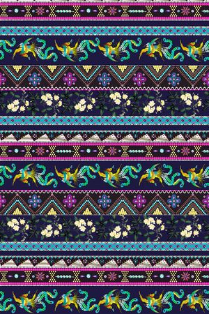 复古印花华亿平台图片