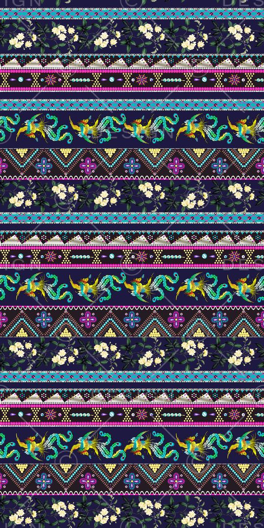 复古印花华亿平台图片