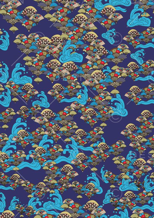 浪花印花华亿平台图片