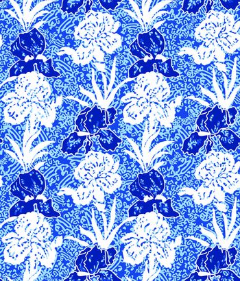 中国风印花华亿平台图片