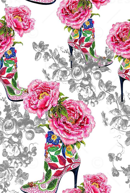 流行时尚印花华亿平台图片