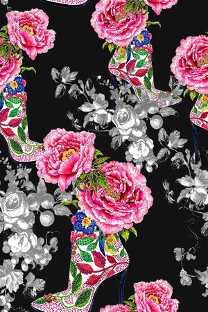 流行时尚印花华亿平台图片