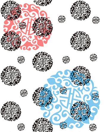 520086-复古面料华亿平台  中国风图案花纹