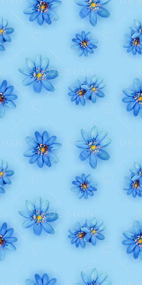 绘风情小花花卉印花华亿平台图片