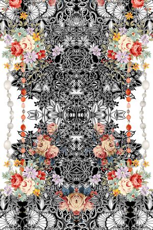 欧式印花华亿平台图片