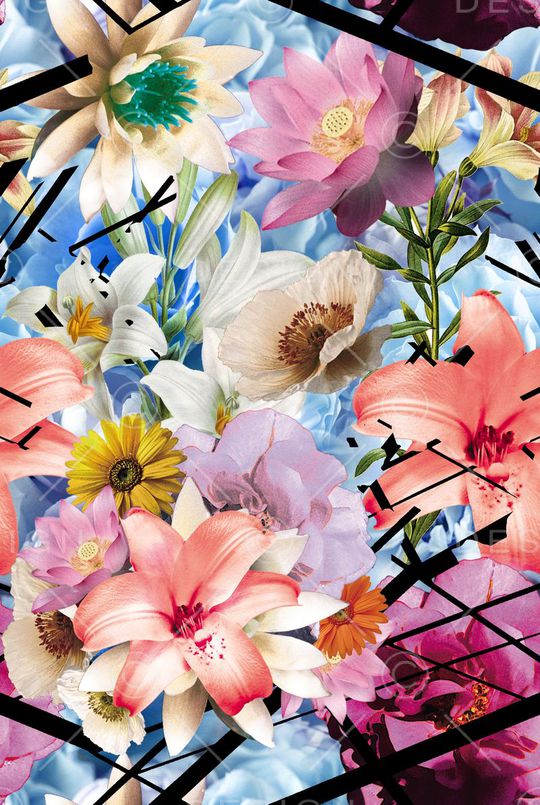 流行时尚印花华亿平台图片