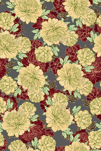 520114-中国风牡丹花花卉女装华亿平台