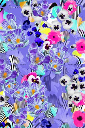 流行时尚印花华亿平台图片