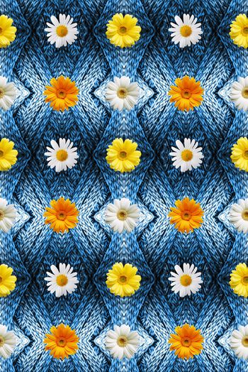 520131-时尚潮流 织纹花卉 服装 家纺 沙