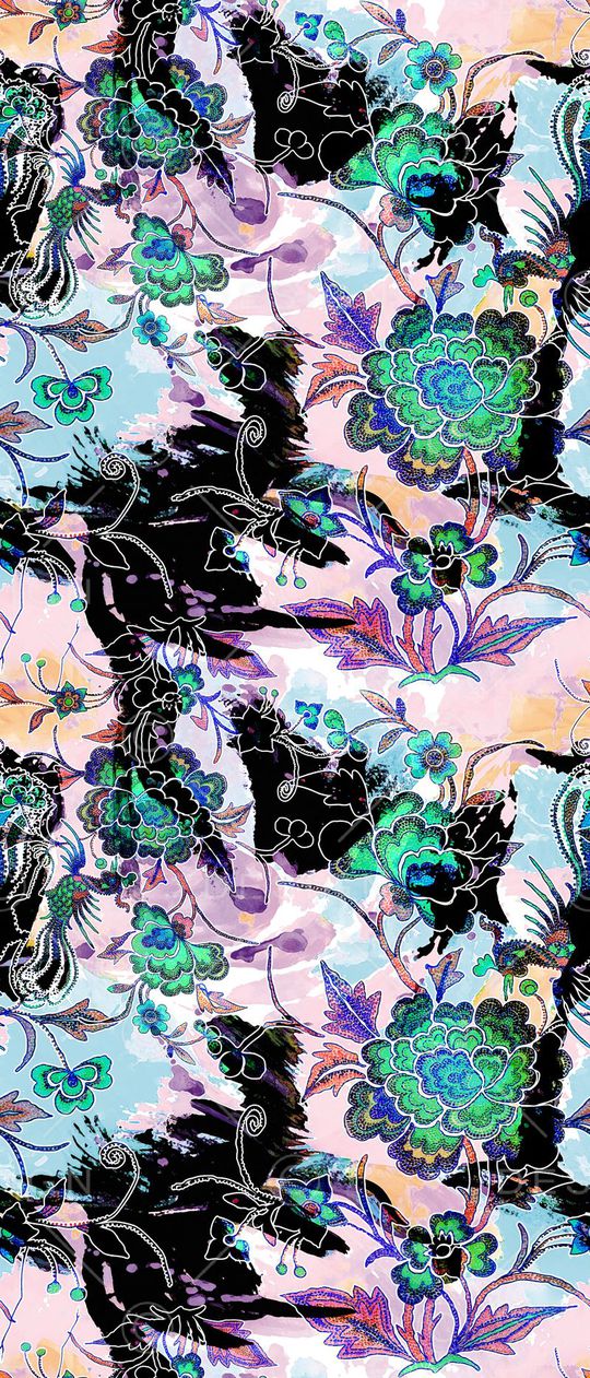 流行时尚印花华亿平台图片