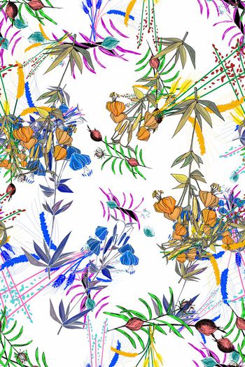 可爱连衣裙女装印花华亿平台图片