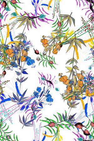 可爱连衣裙女装印花华亿平台图片