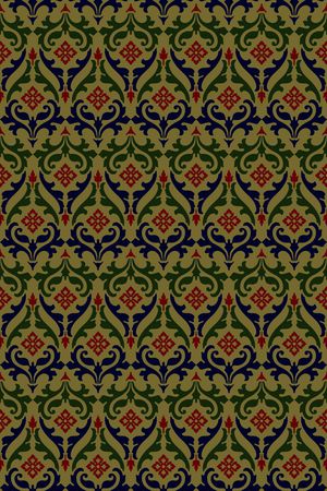 复古印花华亿平台图片