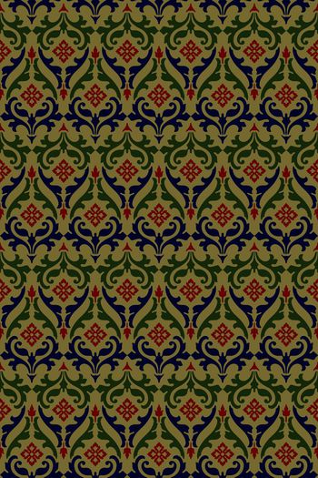 520169-复古民族风几何纹样秋冬女装