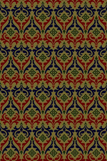 520170-复古民族风几何纹样秋冬女装