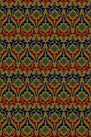 复古印花华亿平台图片