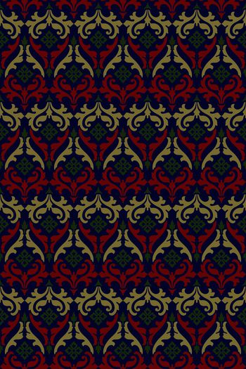 520171-复古民族风几何纹样秋冬女装