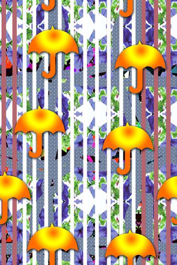 520229-时尚花卉雨伞