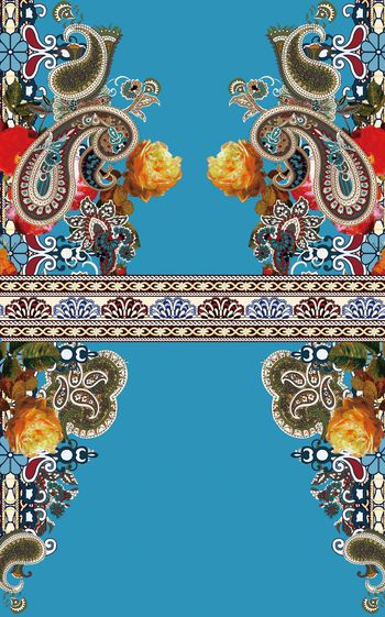 520248-原创大牌花卉 佩斯利定位民族华亿平台