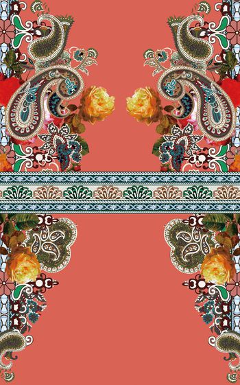 520249-原创大牌花卉 佩斯利定位民族华亿平台