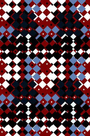 几何印花华亿平台图片