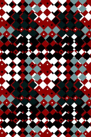 几何印花华亿平台图片