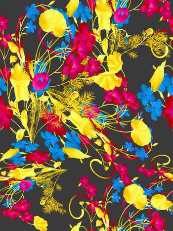 520366-清新花卉 服装 家纺