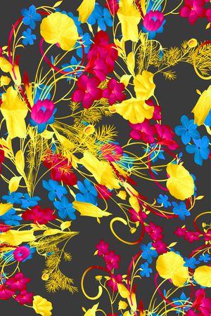 清新花卉 服装 家纺印花华亿平台图片