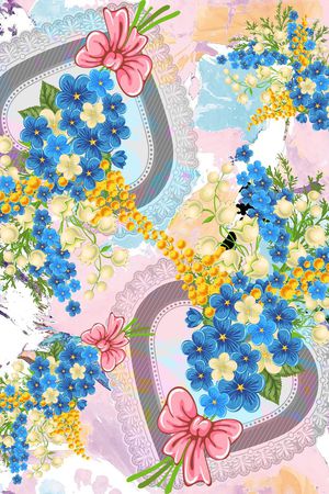 流行时尚印花华亿平台图片