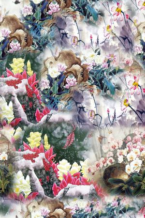 休闲印花华亿平台图片