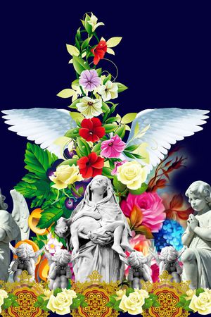 潮流时尚印花华亿平台图片