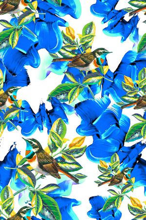 抽象印花华亿平台图片